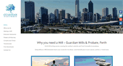 Desktop Screenshot of guardianwillsandestates.com.au